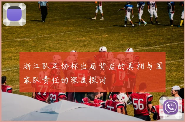 浙江队足协杯出局背后的真相与国家队责任的深度探讨
